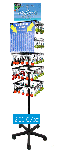 Espositore portachiavi sport